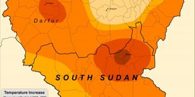Mapa Sudan klima